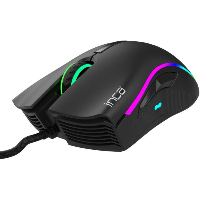 INCA Gaming Maus IMG-349 6400 DPI. RGB. 7 Tasten. USB. SW retail 2 INCA Gaming Maus IMG-349 6400 DPI. RGB. 7 Tasten. USB. SW retail 2