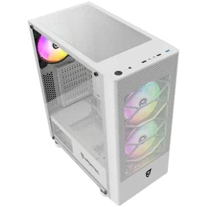 Caja Semitorre ATX Nfortec Caelum RGB Blanco 1