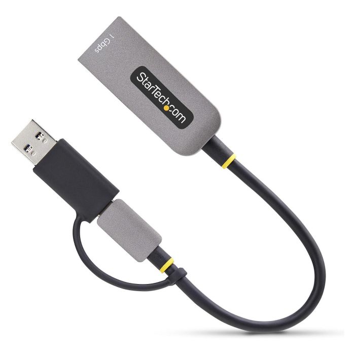 Cable USB Startech C21GA-USB-ETHERNET Gris 5