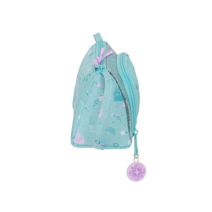 Estuche Escolar con Accesorios Frozen Hello spring Azul claro 20 x 11 x 8.5 cm (32 Piezas) 2