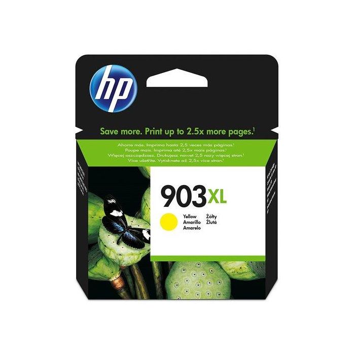 HP 903XL Cartucho de Tinta Original Amarillo Alto Rendimiento. Impresiones Profesionales y Documentos Vívidos para Oficina