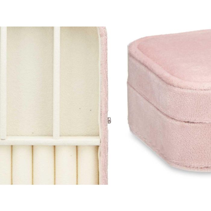 Joyero Rectangular Rosa Giftdecor 16X6CM (12 Unidades) 3 Joyero Rectangular Rosa Giftdecor 16X6CM (12 Unidades) 3