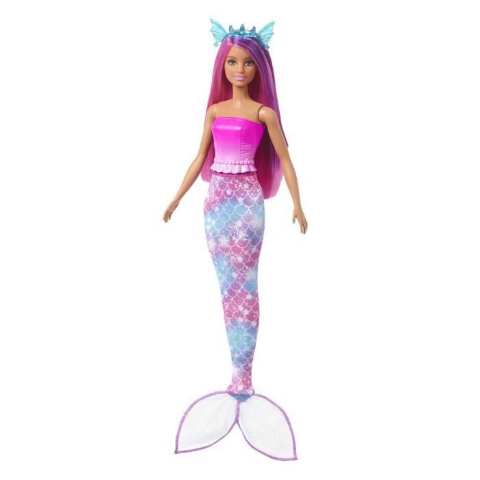 Caja de muñecas Barbie Érase una vez transformable en Sirena o Real, Bebé Dragón y Unicornio, a partir de 3 años, HLC28 3