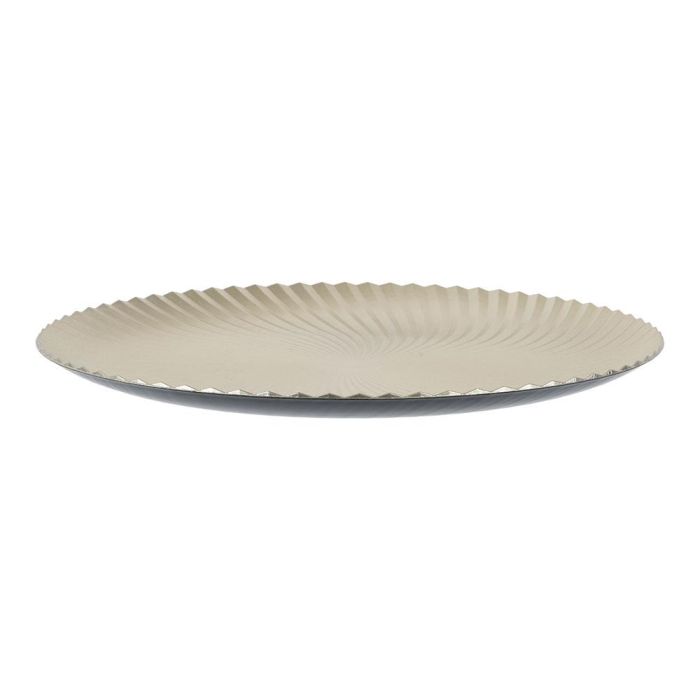 Plato decoración polipropileno champán ø33 x 1,5 cm 1 Plato decoración polipropileno champán ø33 x 1,5 cm 1
