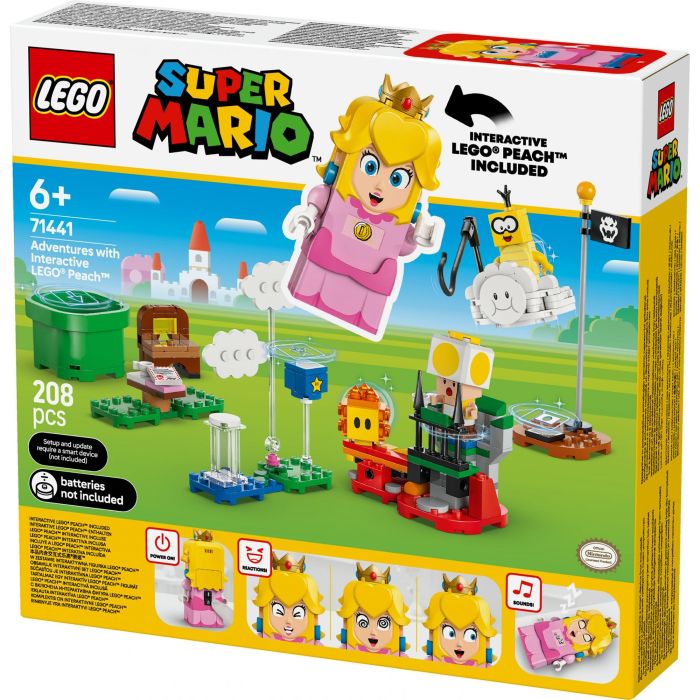 LEGO 71441 Super Mario Las Aventuras de LEGO Peach Interactivo - Juguete Princesa 8