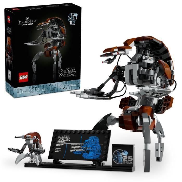 LEGO Star Wars 75381 The Droideka - Set de construcción espacial para adultos LEGO Star Wars 75381 The Droideka - Set de construcción espacial para adultos