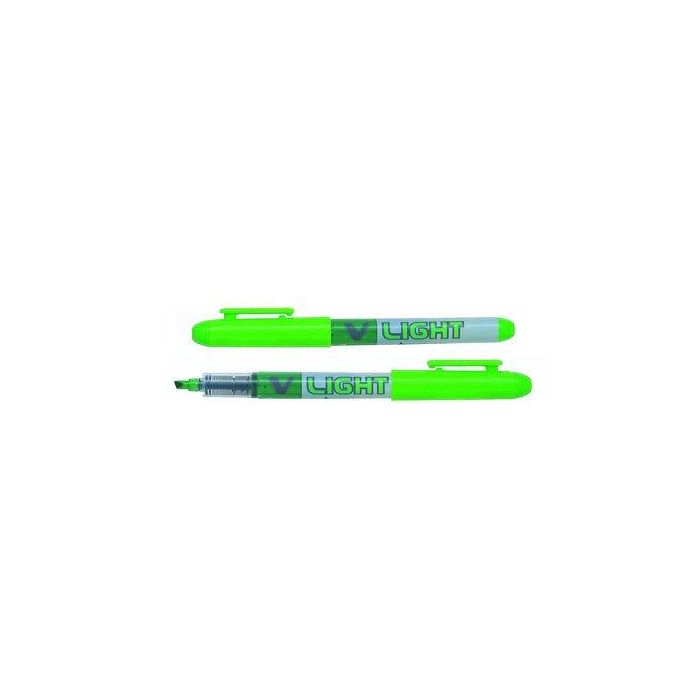 Marcador Fluor Pilot V-Ll Verde 12 unidades