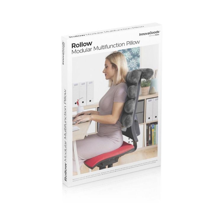 Almohada Modular Multifunción Rollow InnovaGoods 1 Almohada Modular Multifunción Rollow InnovaGoods 1