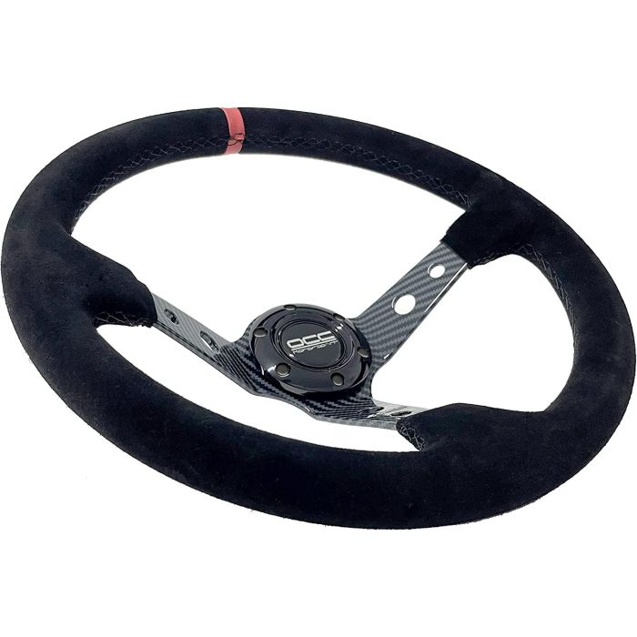 Volante Racing OCC Motorsport Negro Negro/Rojo Ø 35 cm 4