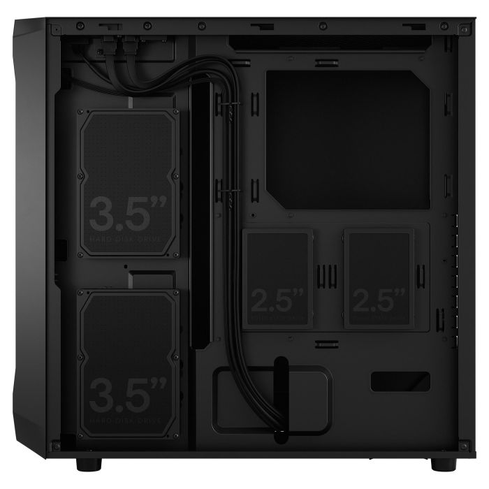 Fractal Design FRA7340172703914 Focus 2 Estuche de PC Sólido Negro
