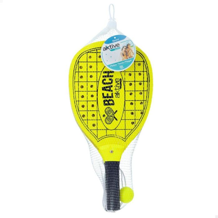 Palas de Playa con Pelota Aktive 20 x 40 cm (12 Unidades) 3 Palas de Playa con Pelota Aktive 20 x 40 cm (12 Unidades) 3