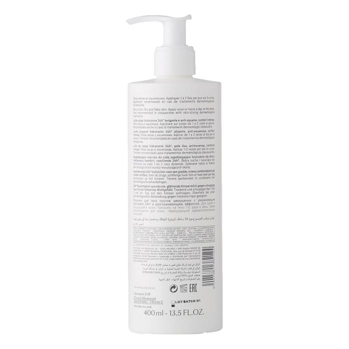 SVR Laboratoire Dermatologique XERIAL 10 Leche Corporal con Urea Hidratante 24h Exfoliante Suave Piel Sedosa y Flexible 400 ml 1