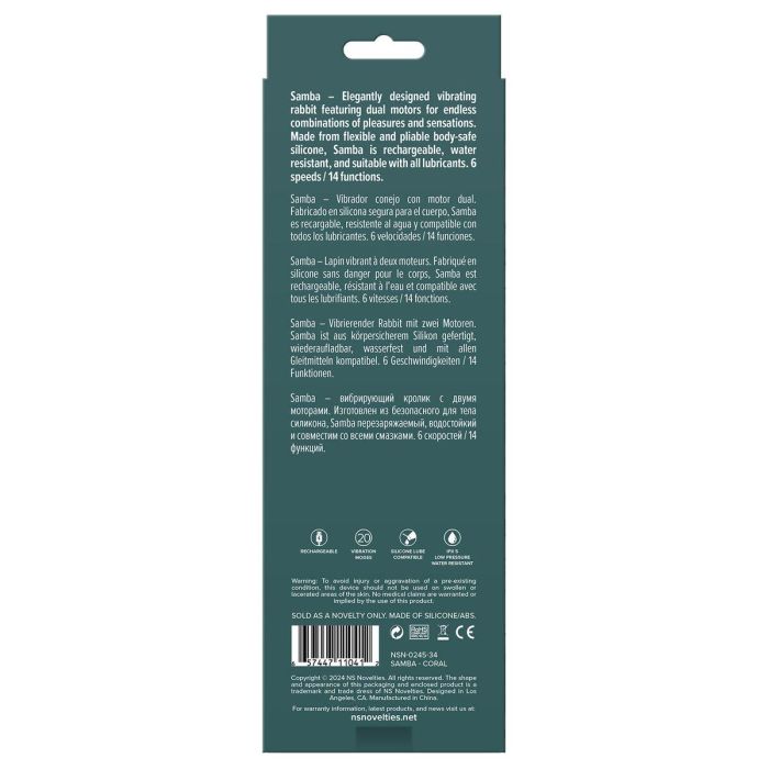 Vibrador anal NS Novelties Lust-n-Dreams Rosa 2