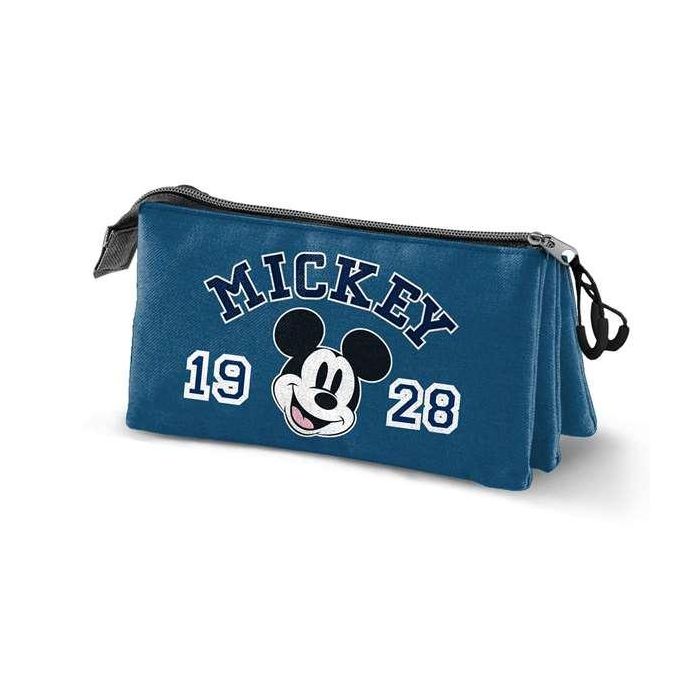 Karactermania Estuche Triple Class Mickey Mouse Azul Ripstop 23.5x10x5 cm 0 Karactermania Estuche Triple Class Mickey Mouse Azul Ripstop 23.5x10x5 cm 0