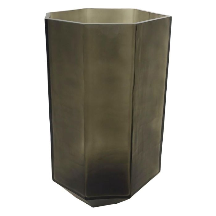 Jarron Moderno DKD Home Decor Gris Oscuro 18 x 31 x 18 cm Jarron Moderno DKD Home Decor Gris Oscuro 18 x 31 x 18 cm