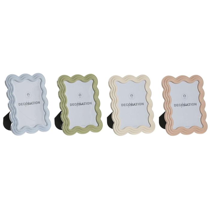 DKD Home Decor Marco de Foto 13x18 cm Estilo Scandi Pack de 4 Unidades de ABS y Cristal Colores Surtidos DKD Home Decor Marco de Foto 13x18 cm Estilo Scandi Pack de 4 Unidades de ABS y Cristal Colores Surtidos