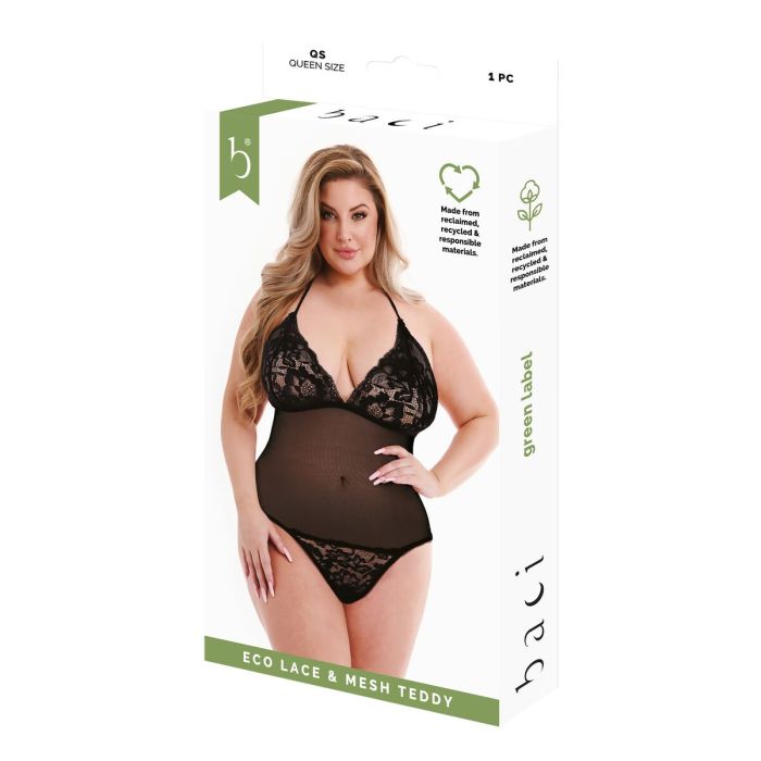 Body Baci Lingerie Negro Queen Queen size 1 Body Baci Lingerie Negro Queen Queen size 1