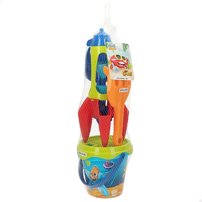 Set de Juguetes de Playa Colorbaby Cohete Polipropileno (25 Unidades) 2