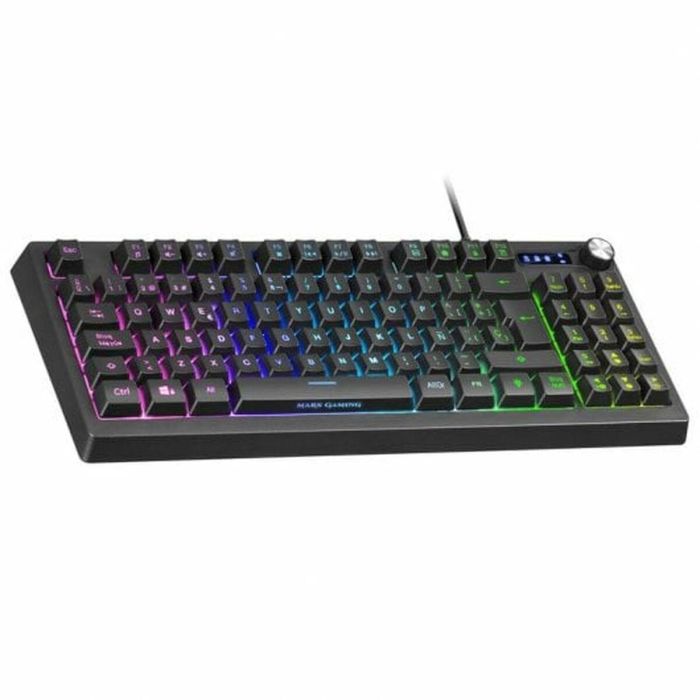 Teclado Gaming Mars Gaming MKREVO LED RGB Negro 5