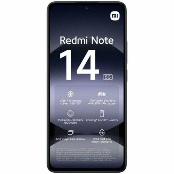 Smartphone Xiaomi Redmi Note 14 8GB/ 256GB/ 6.67"/ 5G/ Negro 8