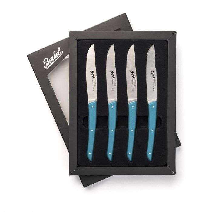 Berkel Steakmesser-Set 4-tlg. Color blu petrolio 2