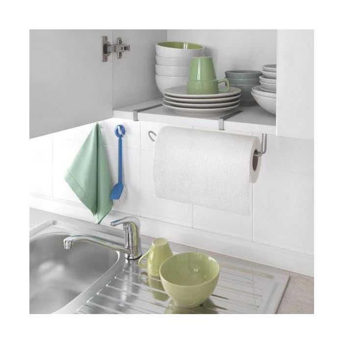 Portarrollos de cocina gris 34.5 cm - Confortime (12 Unidades) 1 Portarrollos de cocina gris 34.5 cm - Confortime (12 Unidades) 1