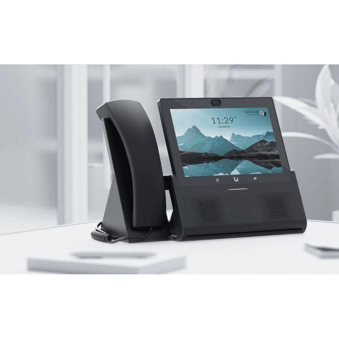 Ubiquiti UniFi Talk Phone TouchMax Teléfono Inteligente Negro con Pantalla Táctil 7" y PoE 2