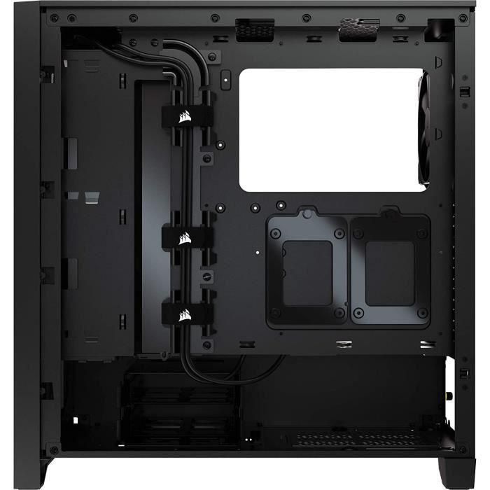 Caja para PC CORSAIR 4000D Airflow - Torre media - Vidrio templado - Negro (CC9011200WW) 3 Caja para PC CORSAIR 4000D Airflow - Torre media - Vidrio templado - Negro (CC9011200WW) 3