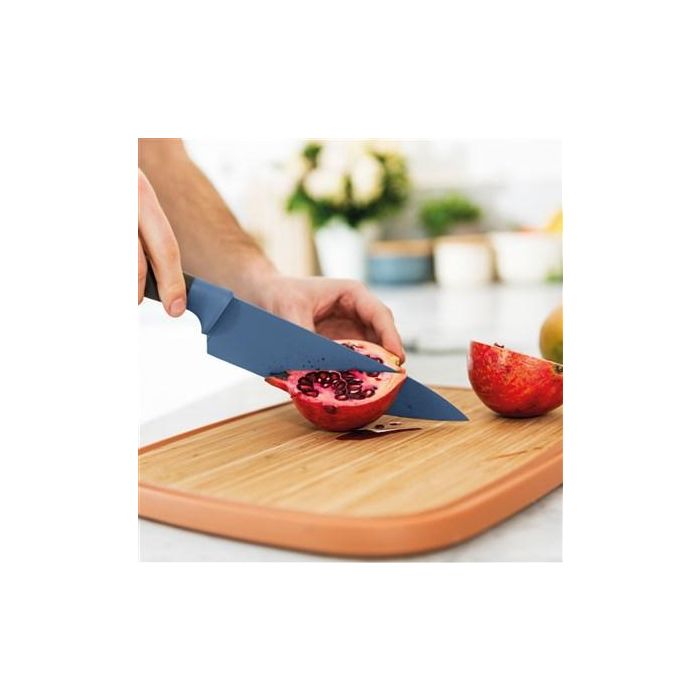 Berghoff 3950106 Cuchillo Cocinero con Pelador Hierbas Azul 14 cm Antiadherente 2 Berghoff 3950106 Cuchillo Cocinero con Pelador Hierbas Azul 14 cm Antiadherente 2
