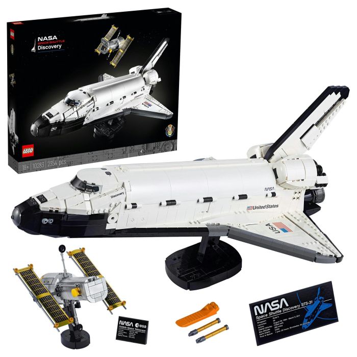 LEGO Creator Expert NASA Spaceshuttle Discovery - Set de construcción 2354 piezas, Maqueta del Transbordador Espacial, para adultos y fans 14
