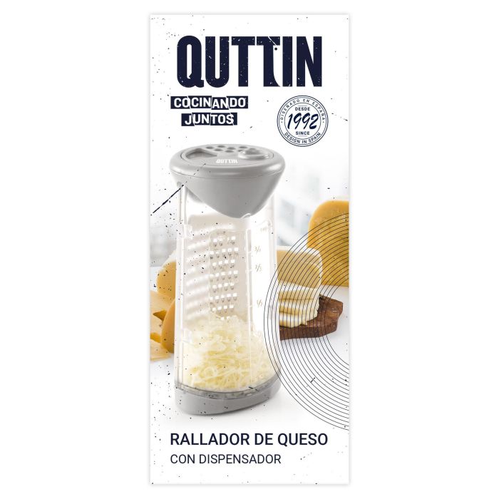Rallador de Queso con Dispensador Quttin (12 Unidades) 9 Rallador de Queso con Dispensador Quttin (12 Unidades) 9