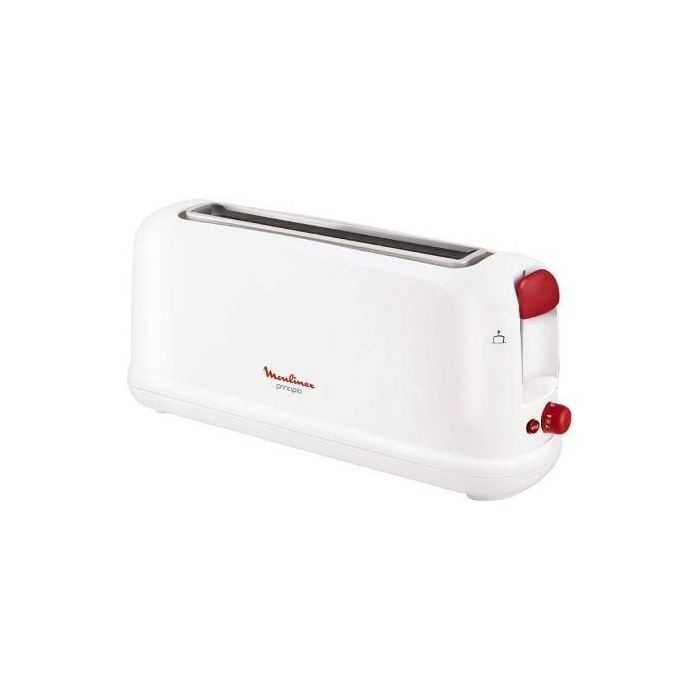 Moulinex LS160111 Tostador de Pan Principio Ranura Extralarga 25cm, 1000W, 7 Niveles Tostado, Blanco con Bandeja Recogemigas 0 Moulinex LS160111 Tostador de Pan Principio Ranura Extralarga 25cm, 1000W, 7 Niveles Tostado, Blanco con Bandeja Recogemigas 0