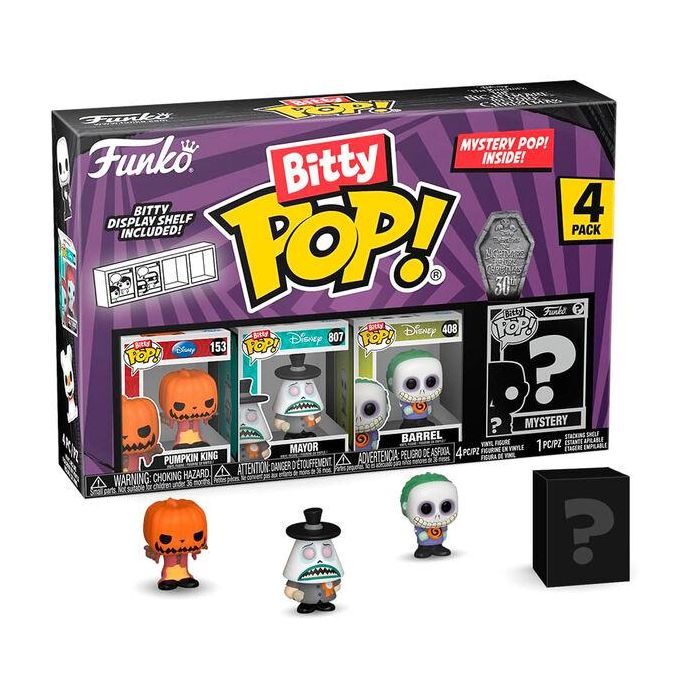 Blister 4 figuras Bitty POP Disney Pesadilla Antes de Navidad Pumpkin King 2 Blister 4 figuras Bitty POP Disney Pesadilla Antes de Navidad Pumpkin King 2