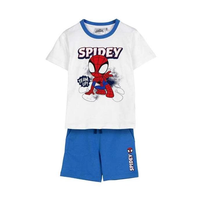 Cerdá Conjunto 2 Piezas French Terry Spidey 3 Años Niños Blanco