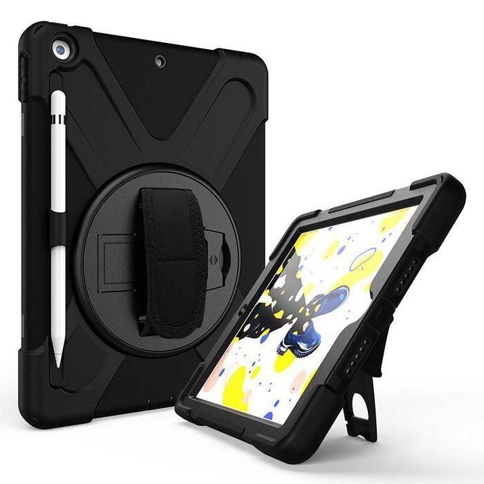 eSTUFF Funda Defender de cuerpo completo para iPad 10.2 CHICAGO con protector de pantalla integrado - Negro 4