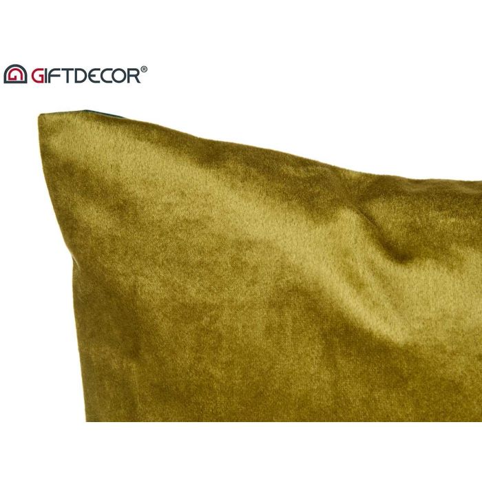 Cojín de terciopelo verde 60x45 cm - Giftdecor (6 Unidades) 3 Cojín de terciopelo verde 60x45 cm - Giftdecor (6 Unidades) 3