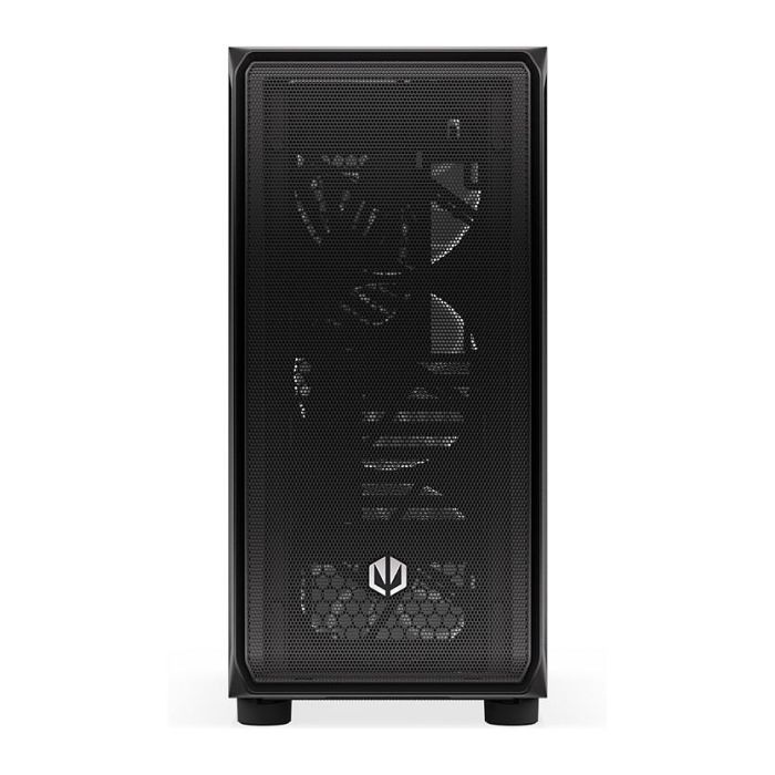 Endorfy Torre Midi EY2A010 Negra Vidrio Templado para Gaming 15
