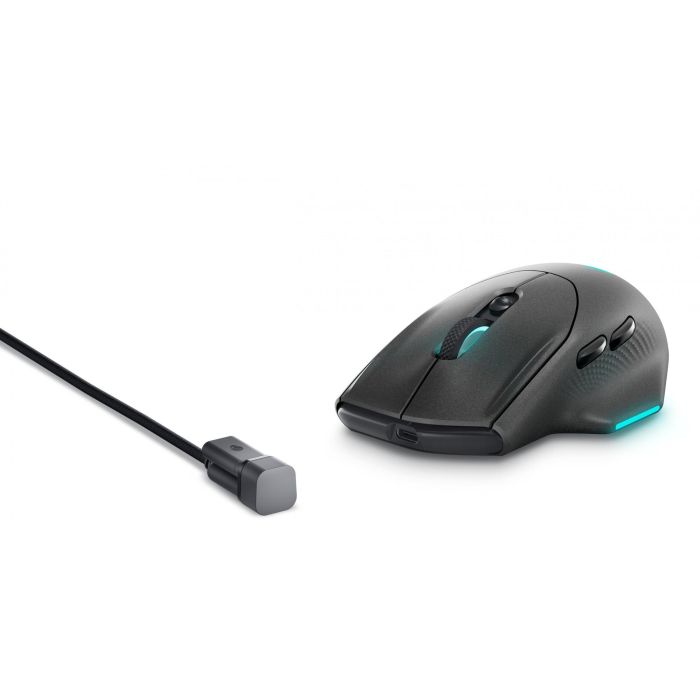 Alienware AW620M Ratón Gaming Óptico Inalámbrico RF + USB-C 26000 DPI Negro para Mano Derecha 7