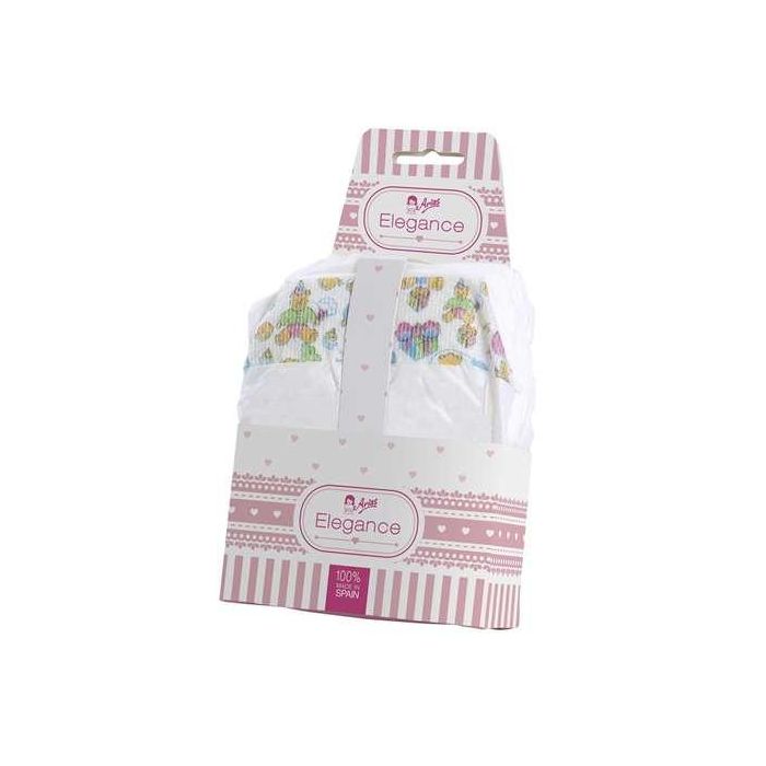 Muñecas Arias Pañales para Muñeca Elegance Pack 3 Unidades