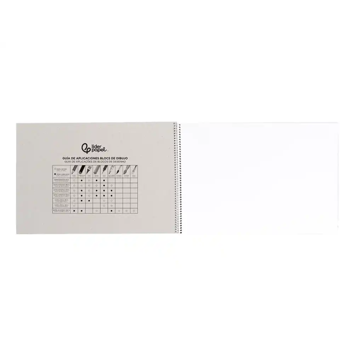 Liderpapel Bloc Dibujo Escolar Espiral 155x215mm 20 Hojas 90 gr/m2 2