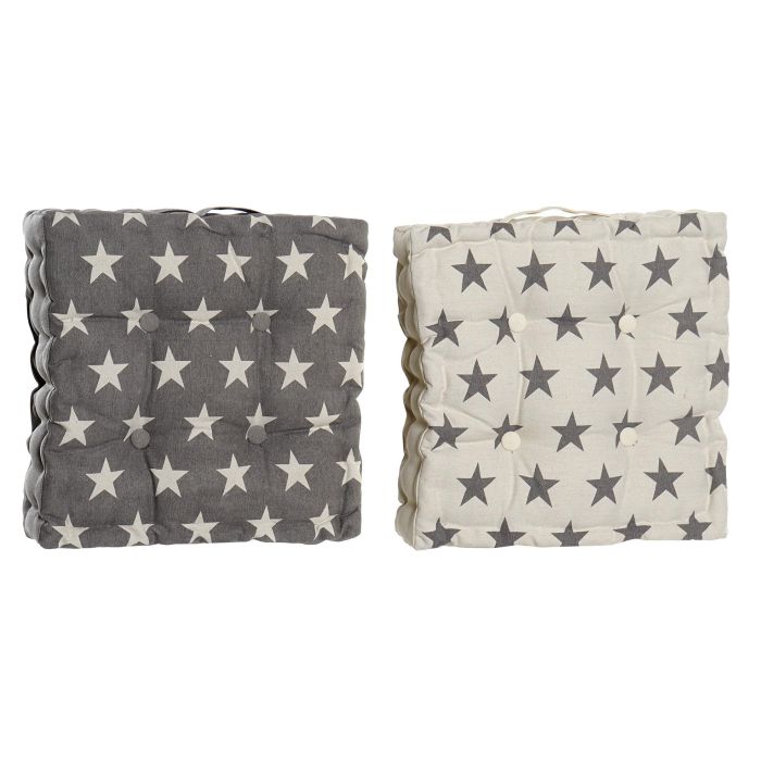 Cojin Suelo Scandi DKD Home Decor Beige Marron 8 x 49 x 40 cm (4 Unidades) Cojin Suelo Scandi DKD Home Decor Beige Marron 8 x 49 x 40 cm (4 Unidades)