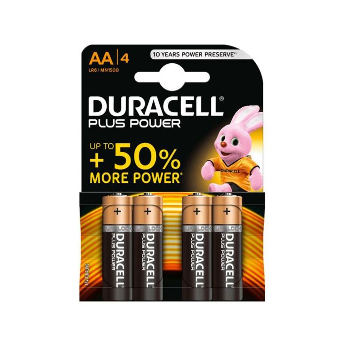 Pila Duracell Alcalina Plus Aa Blister Con 4 Unidades 1