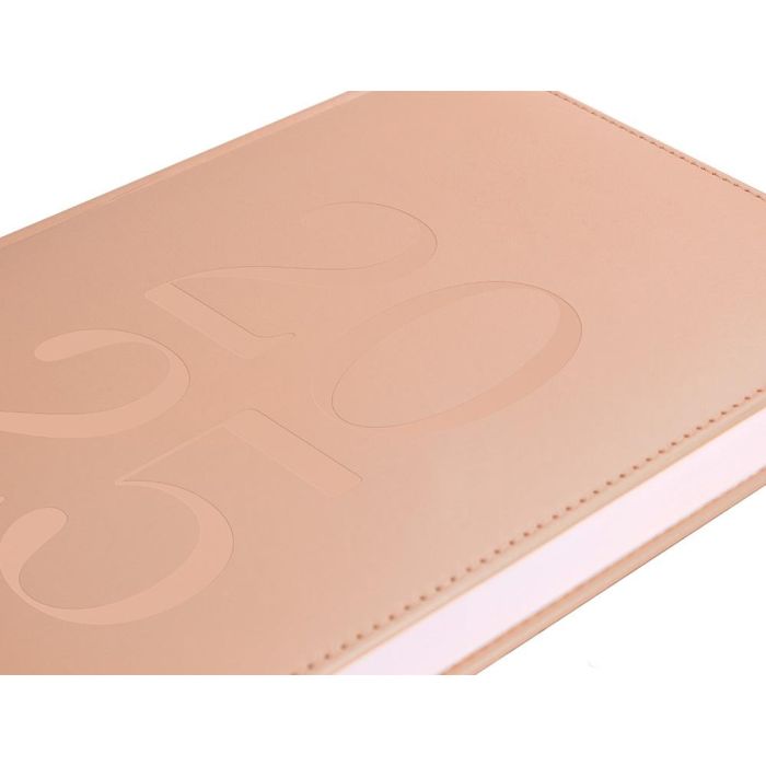 Agenda Encuadernada Liderpapel Creta 170x240 mm 2025 Dia Pagina Color Rosa Nude Papel 70 gr 8