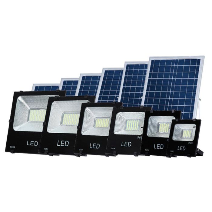 Foco Proyector LED 30W 3.000Lm 6000ºK Solar Sensor 30W + Control Remoto Panel 6V/12W 40.000H  [HO-626003-CW] 2