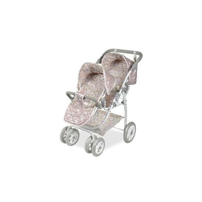 Coche gemelar fantasy 45x70x73 cm c/bolso (altura manillar: 47-77 cm) Coche gemelar fantasy 45x70x73 cm c/bolso (altura manillar: 47-77 cm)