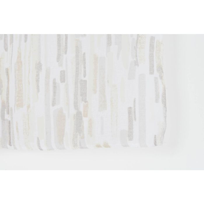 DKD Home Decor Cortina Visillo Moderna de Poliéster Verde y Blanco 270x140 cm (2 Unidades) 1 DKD Home Decor Cortina Visillo Moderna de Poliéster Verde y Blanco 270x140 cm (2 Unidades) 1