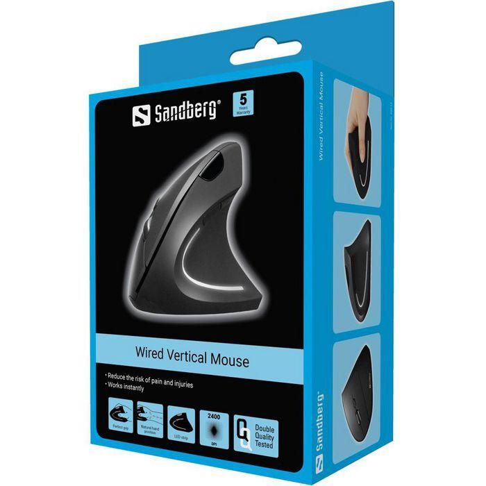 Sandberg Wired Vertical Mouse 7 Sandberg Wired Vertical Mouse 7