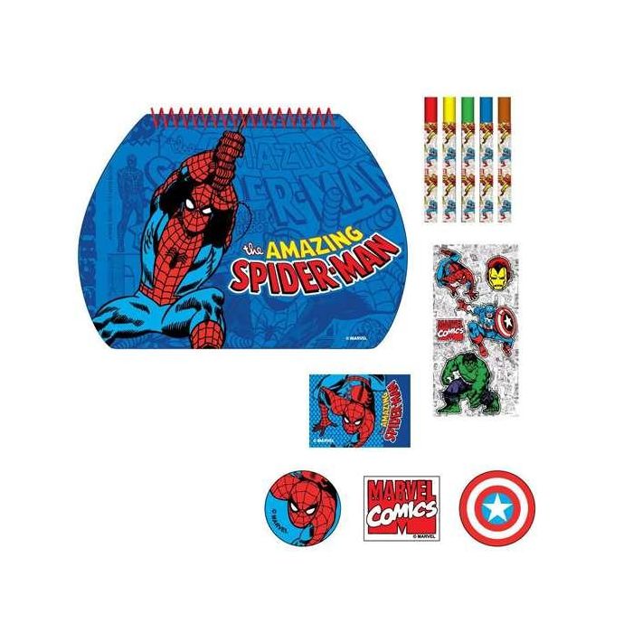 Set papelería coloreable maletín marvel 23.0 x 20.0 x 4.0 cm