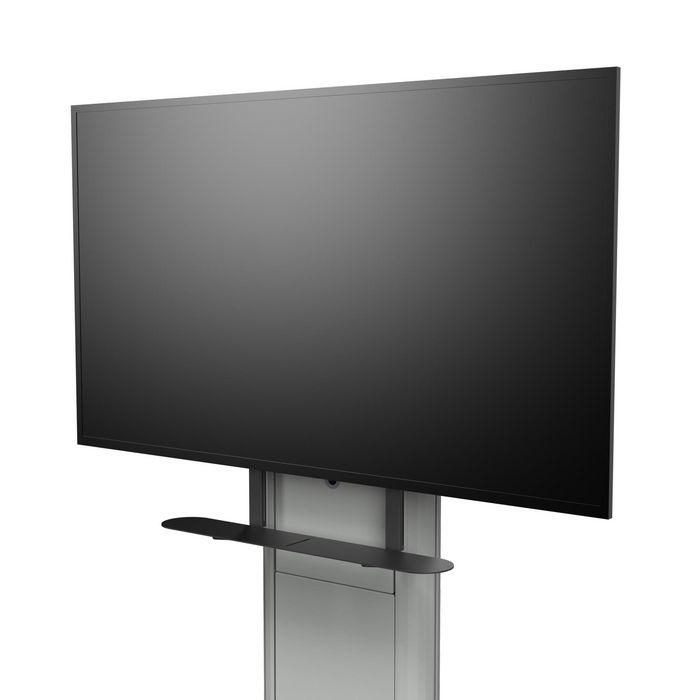 SMS EVER Estante Metálico Bajo Pantalla Telescópico 55-85" para Barra Sonido Cámara y Otros Equipos. Compatible Soportes. 1 SMS EVER Estante Metálico Bajo Pantalla Telescópico 55-85" para Barra Sonido Cámara y Otros Equipos. Compatible Soportes. 1