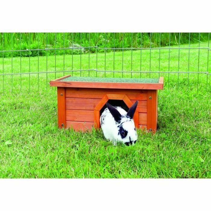 Hábitat para animales pequeños - TRIXIE - Natura - Pino barnizado - Exterior - Conejo - Adulto - Roedor 1 Hábitat para animales pequeños - TRIXIE - Natura - Pino barnizado - Exterior - Conejo - Adulto - Roedor 1